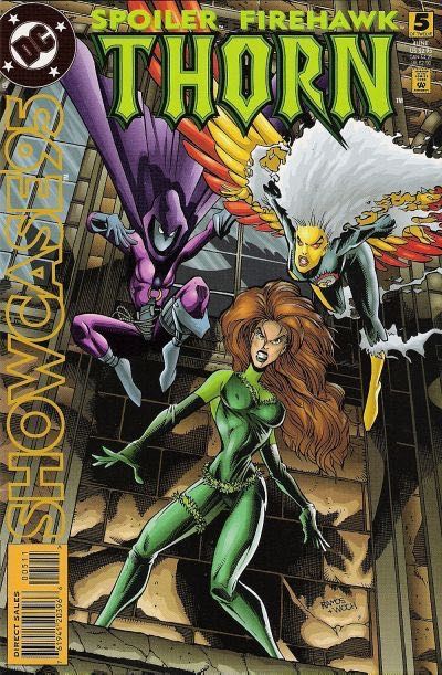 Showcase '95 Chasing Ghosts / Uneven Parallels / A Little Tase of Fire |  Issue#5 | Year:1995 | Series: Showcase | Pub: DC Comics | Direct Edition