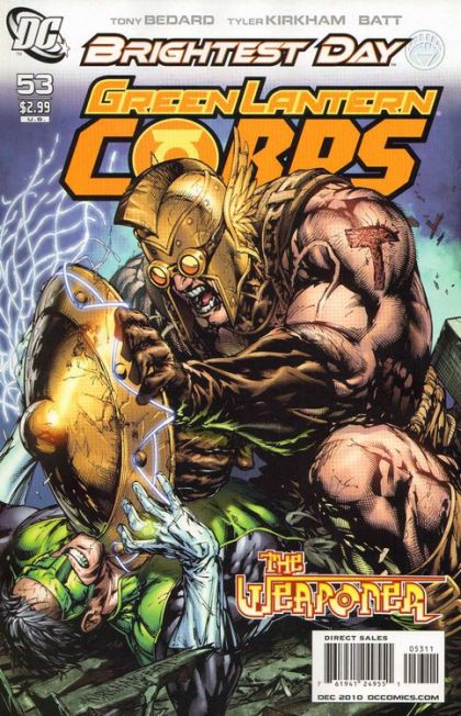 Green Lantern Corps, Vol. 1 Brightest Day - The Weaponer, Part One |  Issue#53A | Year:2010 | Series: Green Lantern | Pub: DC Comics | Tyler Kirkham Regular