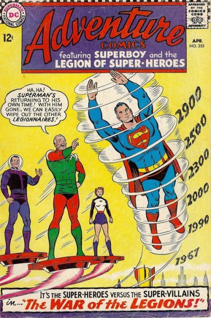 Adventure Comics, Vol. 1 The War Of The Legions! / The Six-Legged Legionnaire |  Issue#355 | Year:1967 | Series:  | Pub: DC Comics |