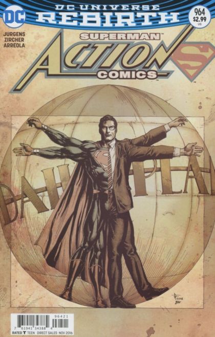 Action Comics, Vol. 3 Superman, Meet Clark Kent, Part 2 |  Issue#964B | Year:2016 | Series: Superman | Pub: DC Comics | Gary Frank Variant