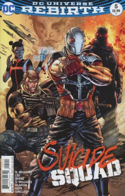 Suicide Squad, Vol. 4 Going Sane, Part One: Shock Treatment / Hack: Prisons |  Issue#5A | Year:2016 | Series: Suicide Squad | Pub: DC Comics | Regular Jim Lee & Scott Williams Cover