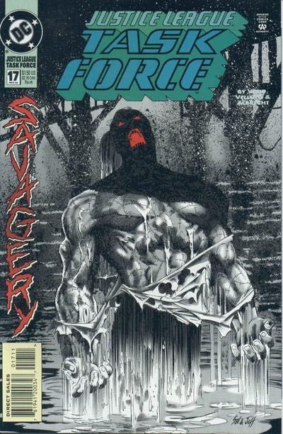 Justice League Task Force Savage Legacy, Parts IS Parts |  Issue#17A | Year:1994 | Series: JLA | Pub: DC Comics | Direct Edition