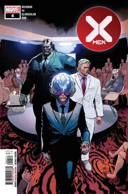 X-Men, Vol. 4 Global Economics |  Issue#4A | Year:2020 | Series:  | Pub: Marvel Comics | Leinil Francis Yu Regular