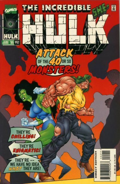The Incredible Hulk, Vol. 1 Private Sessions |  Issue#442A | Year:1996 | Series: Hulk | Pub: Marvel Comics |