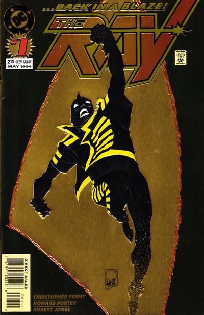 The Ray, Vol. 2 Rebirth |  Issue#1C | Year:1994 | Series: The Ray | Pub: DC Comics | Foil Embossed Cover