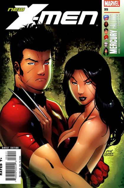 New X-Men (Academy X) Mercury Falling, Part 3 |  Issue#35A | Year:2007 | Series: X-Men | Pub: Marvel Comics | Direct Edition