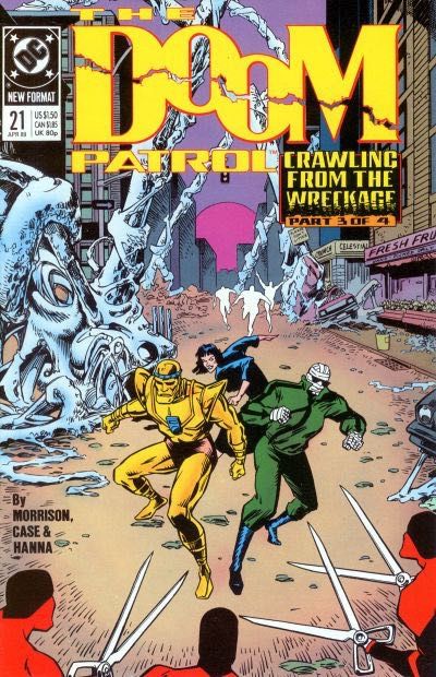 Doom Patrol, Vol. 2 Crawling From The Wreckage, Worlds In Collision |  Issue#21 | Year:1989 | Series: Doom Patrol | Pub: DC Comics |