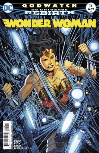 Wonder Woman, Vol. 5 Godwatch, Part 2 |  Issue#18A | Year:2017 | Series: Wonder Woman | Pub: DC Comics | Bilquis Evely Regular