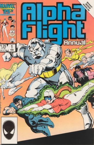 Alpha Flight, Vol. 1 Annual Homebody! |  Issue#1A | Year:1986 | Series: Alpha Flight | Pub: Marvel Comics | Direct Edition