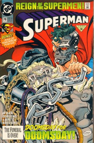 Superman, Vol. 2 Reign of the Supermen - Alive |  Issue#78A | Year:1993 | Series: Superman | Pub: DC Comics |