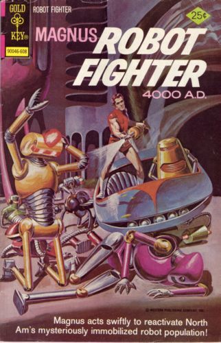 Magnus Robot Fighter 4000 A.D. (Gold Key) Mission: Disaster! |  Issue#44B | Year:1976 | Series: Magnus Robot Fighter | Pub: Western Publishing Co. | Newsstand Edition