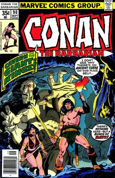 Conan the Barbarian, Vol. 1 Cavern of the Gian-Kings! |  Issue#90A | Year:1978 | Series: Conan | Pub: Marvel Comics |