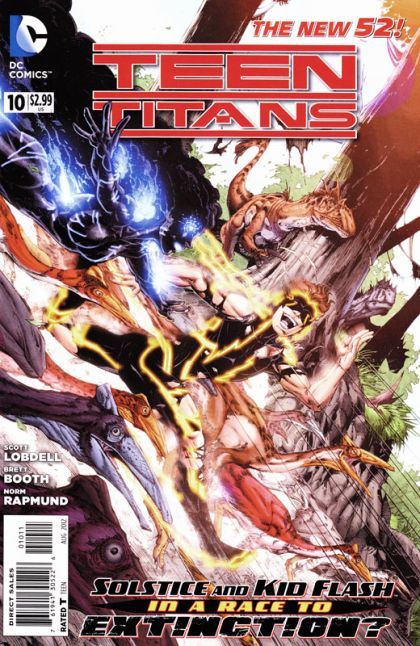 Teen Titans, Vol. 4 Saur Feelings |  Issue#10A | Year:2012 | Series: Teen Titans | Pub: DC Comics | Brett Booth Regular Cover