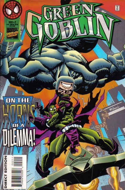 Green Goblin Rampaging' With The Rhino |  Issue#2A | Year:1995 | Series: Spider-Man | Pub: Marvel Comics |