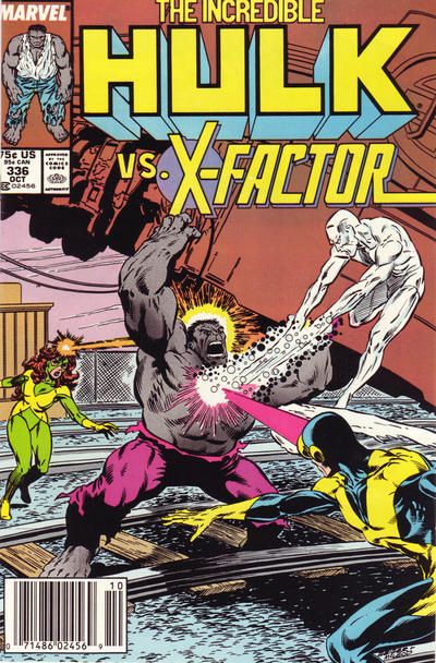 The Incredible Hulk, Vol. 1 X-Tremes! |  Issue#336B | Year:1987 | Series: Hulk | Pub: Marvel Comics | Newsstand Edition