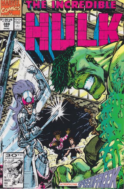 The Incredible Hulk, Vol. 1 "Thicker Than Water" |  Issue#388A | Year:1991 | Series: Hulk | Pub: Marvel Comics |