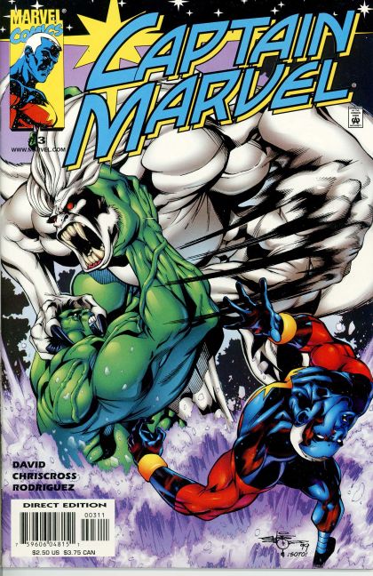 Captain Marvel, Vol. 5 One Down, Wendigo |  Issue#3A | Year:2000 | Series:  | Pub: Marvel Comics | ChrisCross Regular