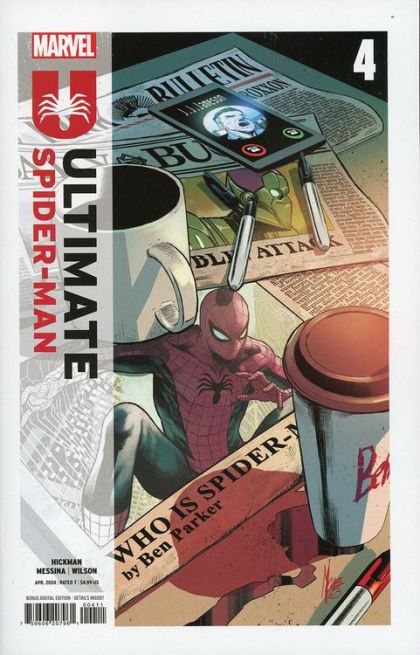 Ultimate Spider-Man, Vol. 2  |  Issue#4A | Year:2024 | Series:  | Pub: Marvel Comics | Marco Checchetto Regular