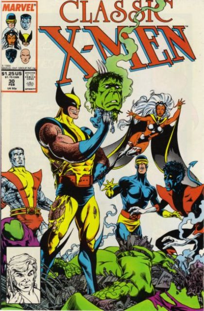 X-Men Classic He Only Laughs When I Hurt! / Play with Me |  Issue#30A | Year:1988 | Series: X-Men | Pub: Marvel Comics | Direct Edition