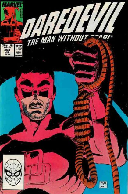 Daredevil, Vol. 1 Golden Rut |  Issue#268A | Year:1989 | Series: Daredevil | Pub: Marvel Comics | Direct Edition