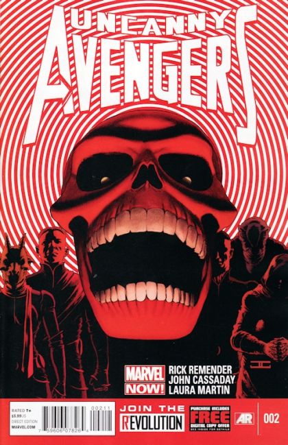 Uncanny Avengers, Vol. 1  |  Issue#2A | Year:2012 | Series: Avengers | Pub: Marvel Comics | Regular John Cassaday Cover
