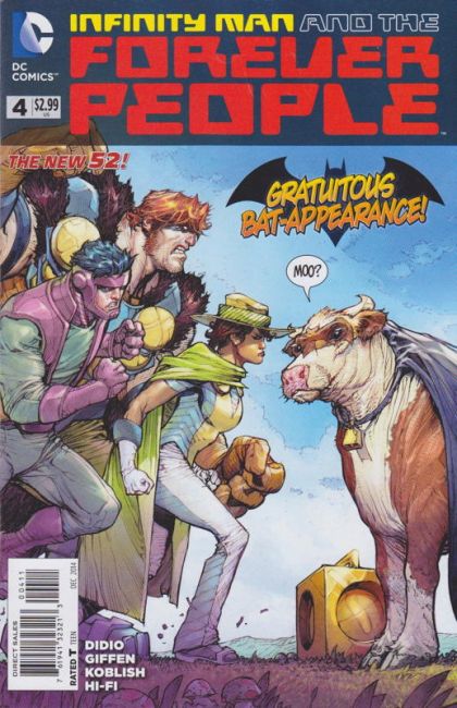 Infinity Man and the Forever People Milk Run |  Issue#4 | Year:2014 | Series:  | Pub: DC Comics |