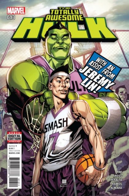 Totally Awesome Hulk  |  Issue#13A | Year:2016 | Series: Hulk | Pub: Marvel Comics | Regular Bernard Chang Cover