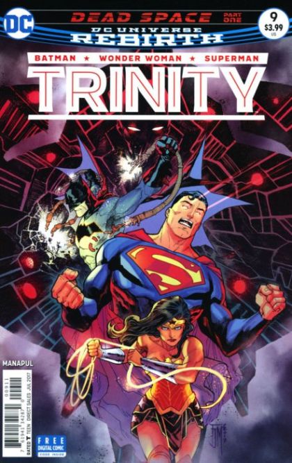 Trinity, Vol. 2 Dead Space, Part 1 |  Issue#9A | Year:2017 | Series:  | Pub: DC Comics | Regular Francis Manapul Cover