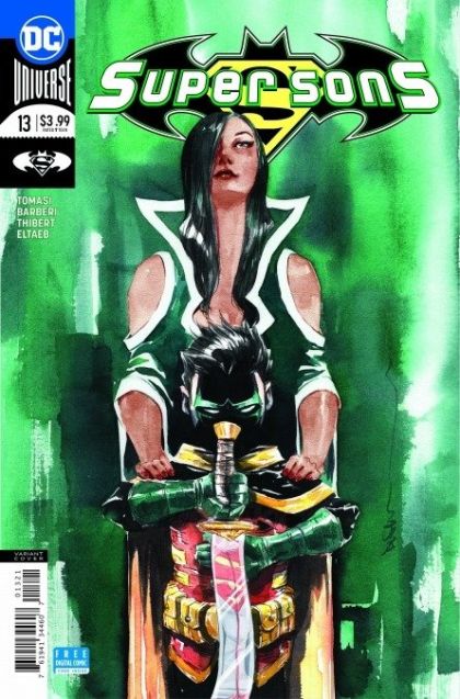 Super Sons The Parent Trap, Part One |  Issue#13B | Year:2018 | Series:  | Pub: DC Comics | Variant Dustin Nguyen Cover