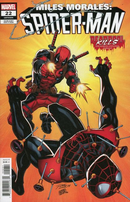 Miles Morales: Spider-Man, Vol. 2 Blood Hunt - Blood Hunt, Part 2 |  Issue#22C | Year:2024 | Series:  | Pub: Marvel Comics | Ron Lim Deadpool Kills the Marvel Universe Variant