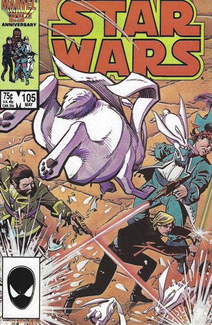 Star Wars, Vol. 1 (Marvel) The Party's Over |  Issue#105A | Year:1986 | Series: Star Wars - Expanded Universe | Pub: Marvel Comics | Direct Edition