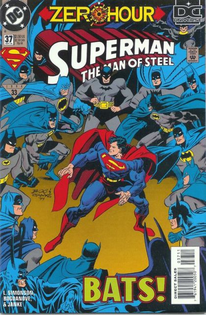 Superman: The Man of Steel Zero Hour - Countdown to Zero |  Issue#37A | Year:1994 | Series: Superman | Pub: DC Comics |