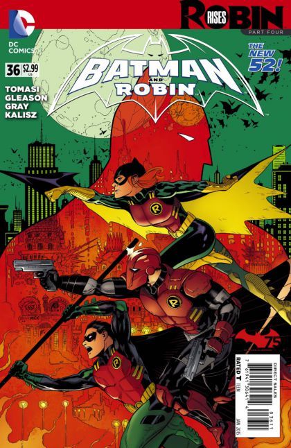 Batman and Robin, Vol. 2 Robin Rises - Robin Rises, Chaos |  Issue#36A | Year:2014 | Series: Batman | Pub: DC Comics | Patrick Gleason Regular Cover