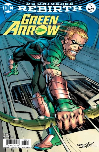 Green Arrow, Vol. 6 Murder on the Empire Express, Part One |  Issue#10B | Year:2016 | Series: Green Arrow | Pub: DC Comics | Variant Neal Adams Cover