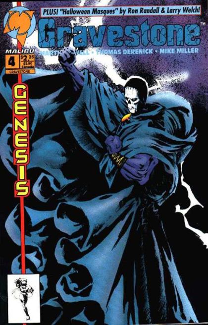 Gravestone The Doppeller Effect / Halloween Masques |  Issue#4A | Year:1993 | Series:  | Pub: Malibu Comics | Direct Edition