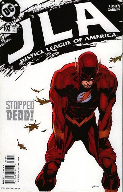 JLA The Pain of the Gods, Scarlet Speedster |  Issue#102A | Year:2004 | Series: JLA | Pub: DC Comics | Direct Edition