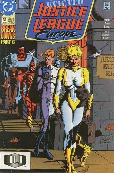 Justice League Europe / International Breakdowns - Part 6: Things Fall Apart |  Issue#31A | Year:1991 | Series: JLA | Pub: DC Comics | Direct Edition
