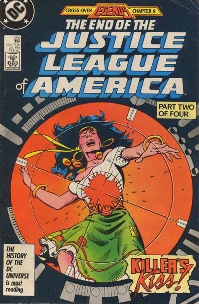 Justice League of America, Vol. 1 Legends - The End of the Justice League of America, Part 2: Homecoming |  Issue#259A | Year:1987 | Series: Justice League | Pub: DC Comics | Direct Edition