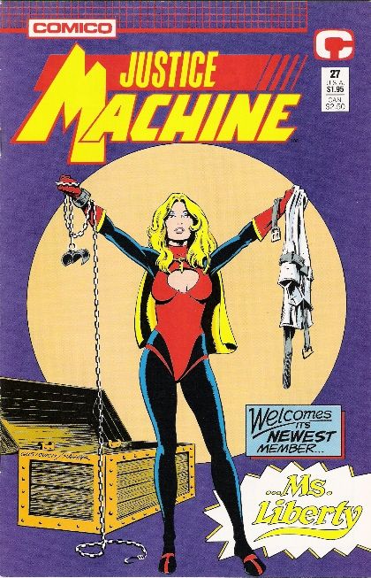 Justice Machine Justice Takes a Holiday |  Issue#27 | Year:1989 | Series: Justice Machine | Pub: Comico |