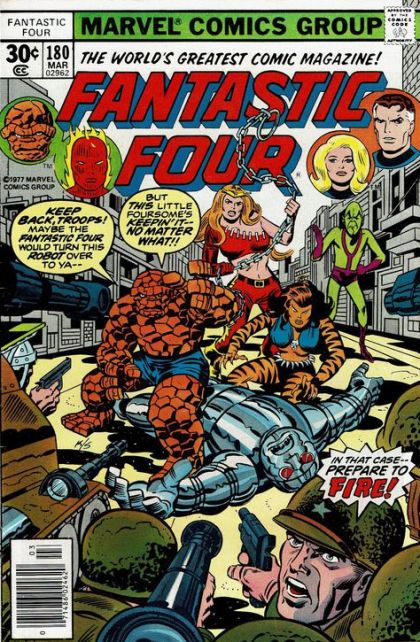 Fantastic Four, Vol. 1 Bedlam in The Baxter Building |  Issue#180B | Year:1977 | Series: Fantastic Four | Pub: Marvel Comics |
