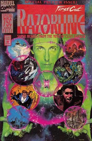 Razorline The First Cut |  Issue#1A | Year:1993 | Series: Clive Barker | Pub: Marvel Comics | Direct Edition