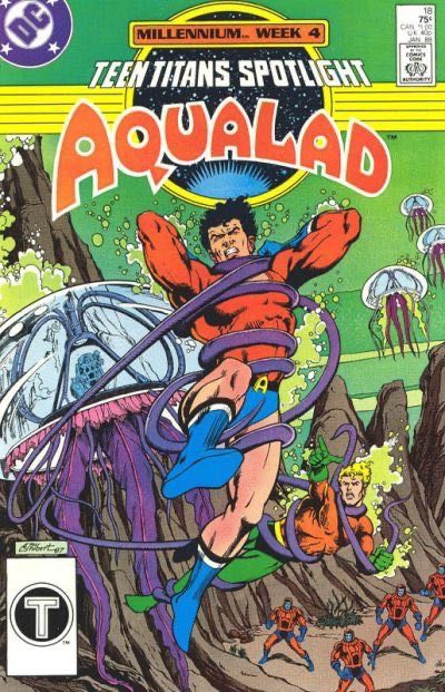Teen Titans Spotlight Millennium - Sea Change |  Issue#18A | Year:1988 | Series: Teen Titans | Pub: DC Comics | Direct Edition