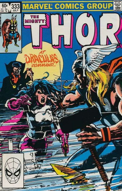 Thor, Vol. 1 Like A Bat Out Of Heaven |  Issue#333A | Year:1983 | Series: Thor | Pub: Marvel Comics | Direct Edition