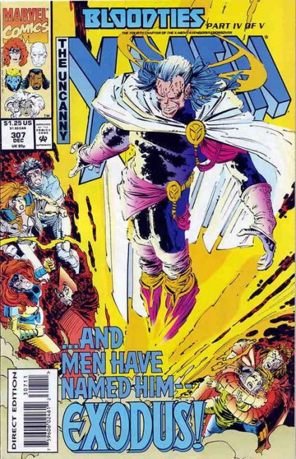 Uncanny X-Men, Vol. 1 Bloodties - Part 4: Night and Fog |  Issue#307A | Year:1993 | Series: X-Men | Pub: Marvel Comics | Direct Edition