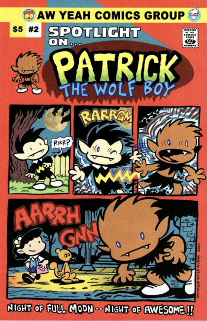 Patrick The Wolf Boy  |  Issue#2 | Year:2023 | Series:  | Pub: Aw Yeah Comics | Art Baltazar Exclusive
