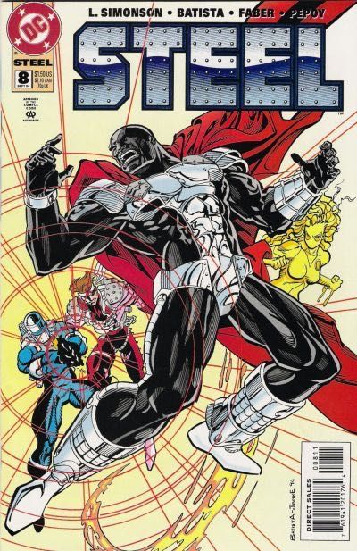 Steel Zero Hour - The Challenge |  Issue#8A | Year:1994 | Series:  | Pub: DC Comics | Direct Edition