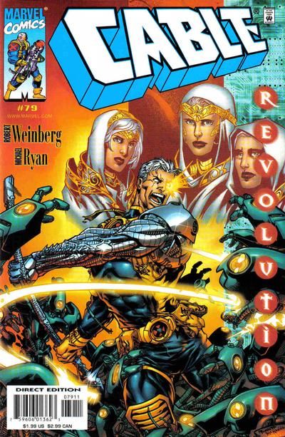 Cable, Vol. 1 Revolution: Fire Burn |  Issue#79A | Year:2000 | Series:  | Pub: Marvel Comics | Direct Edition