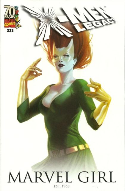 X-Men: Legacy, Vol. 1 Salvage, Part 4 |  Issue#223B | Year:2009 | Series: X-Men | Pub: Marvel Comics | Marko Djurdjević Incentive 70th Anniversary Variant (1:10)