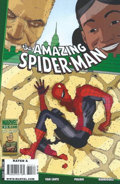 The Amazing Spider-Man, Vol. 2 The Gauntlet - Keemia's Castle, Part One |  Issue#615A | Year:2009 | Series: Spider-Man | Pub: Marvel Comics | Paolo Rivera Regular