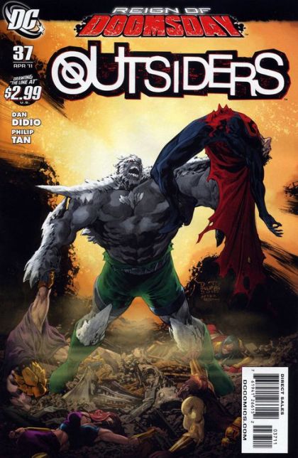 Outsiders, Vol. 4 Reign of Doomsday - Reign of Doomsday, Doom's Day |  Issue#37 | Year:2011 | Series: Outsiders | Pub: DC Comics |